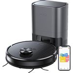 ZACO A10 Pro Saugroboter mit Wischfunktion, 2,5l Absaugstation bis 60 Tage, Lasernavigation, 3000Pa, 2in1 Saug und Wischroboter für Tierhaare, 150m², Raumerkennung, Teppicherkennung, leise, App, Alexa