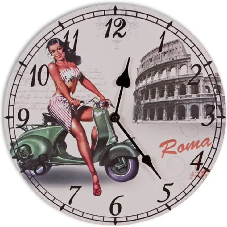 Wanduhr Vespa