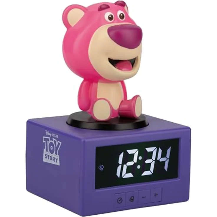Paladone Products Toy Story Icon Wecker Lotso, offiziell lizenzierter Wecker für ein unterhaltsames Aufstehen