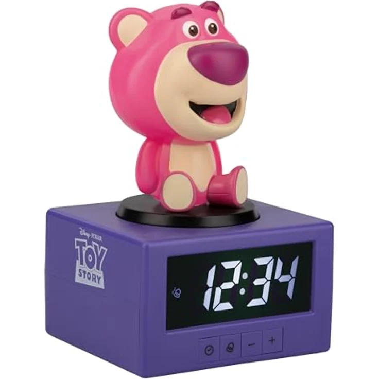 Paladone Products Toy Story Icon Wecker Lotso, offiziell lizenzierter Wecker für ein unterhaltsames Aufstehen – Bild 1