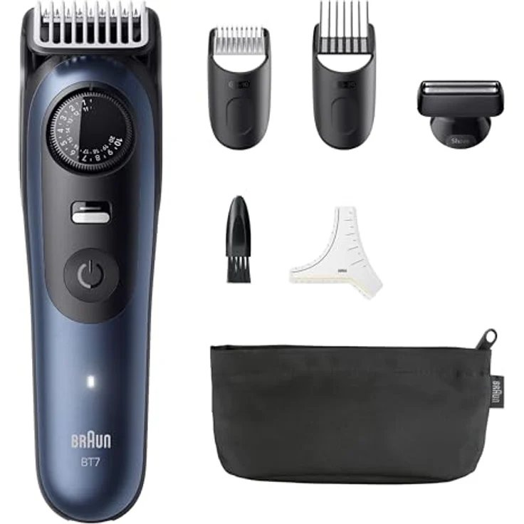 Braun Series 7 BT7520, Barttrimmer Nass&Trocken Rasierer mit Lithium-Ion Akku, 120 Min Laufzeit, Versandkostenfrei, Champions League Tickets gewinnen!* – Bild 7