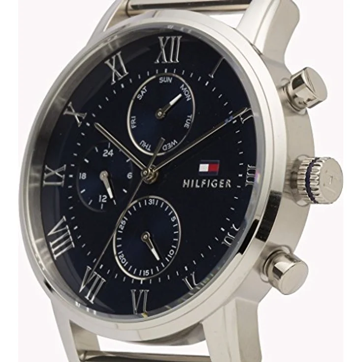 Tommy Hilfiger Multi Zifferblatt Quarz Uhr für Herren mit Edelstahlarmband Edelstahlarmband - 1791398 – Bild 4