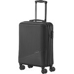 travelite 4-Rad Handgepäck Koffer klein 37 Liter, Gepäck Serie BALI: ABS Hartschalen Trolley erfüllt IATA-Bordgepäckmaß, 55 cm