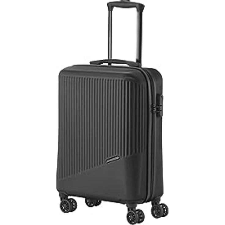 travelite 4-Rad Handgepäck Koffer klein 37 Liter, Gepäck Serie BALI: ABS Hartschalen Trolley erfüllt IATA-Bordgepäckmaß, 55 cm – Bild 1