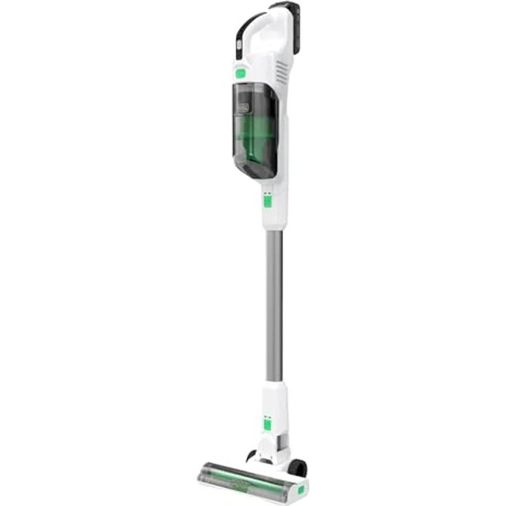 BLACK+DECKER Aspirapolvere Reviva 4-in1 da 18V Con batteria rimovibile da 2Ah REVSV18D1-QW, Handstaubsauger, Weiß/Grau - Schnurloser Staubsauger aus 50 % Recyclingmaterial, 40 Minuten Betrieb – Bild 2