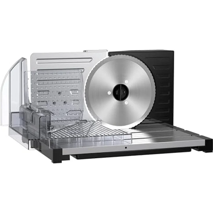 VERTENZ Snip 40 | Multifunktionale Schneidemaschine mit Edelstahlmesser, verstellbarer Schnittstärke 0-18 mm, 160 W, rutschfeste Füße, für Küche und Gastronomie – Bild 2