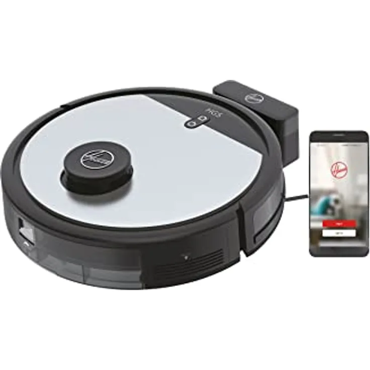 Hoover Staubsaugerroboter HG510D, Laser-Navigation, Laufzeit 110 min, HG5 App, 4 Geschwindigkeiten, HEPA10 Filter