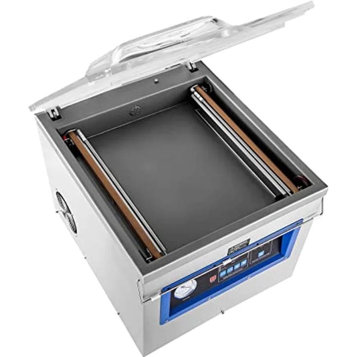 MSW VPM-900K Vakuumierer Vakuumiergerät (900 Watt, Vakuumierleistung: 20m³ pro Stunde, digitales Bedienpanel, elektronische Vakuumkontrolle, Codierung der Folien möglich) – Bild 5