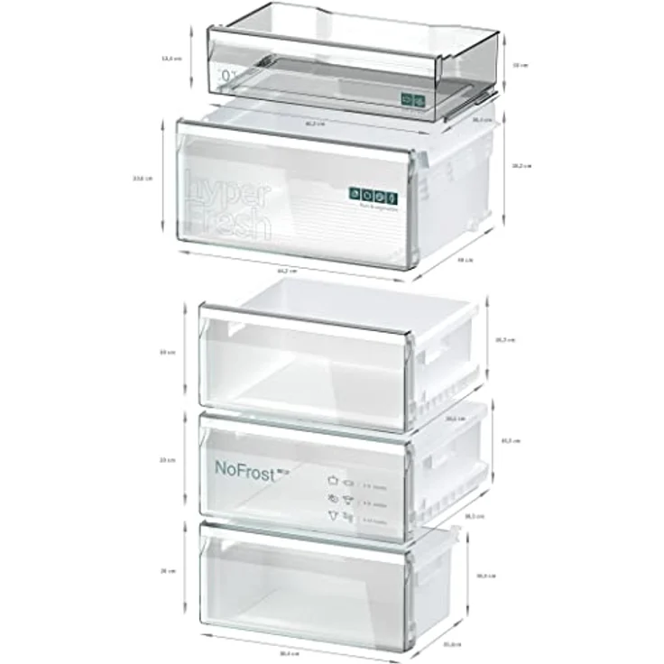 Siemens iQ300 KG36NVIBG, Kühl-Gefrierkombination mit 321 l, Energieeffizienzklasse B, Fresh Zone Fach, gebürsteter Stahl – Bild 18