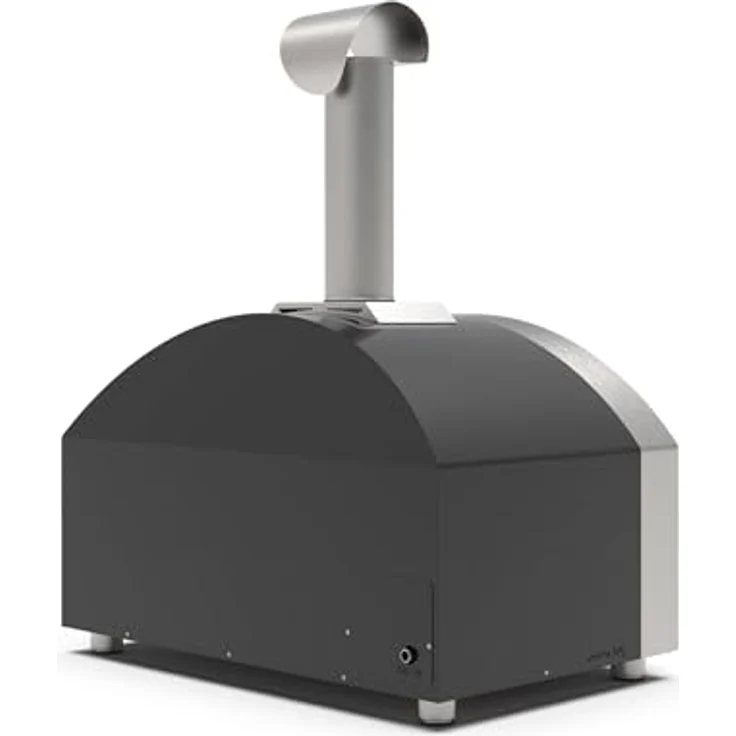 Alfa Forni Gas Pizzaofen FUTURO 2 Pizze, Edelstahl Silber-Schwarz, erreicht 500°C in 30 Minuten, für 2 Pizzen, Gasbefeuerung, Hybrid-kompatibel – Bild 7