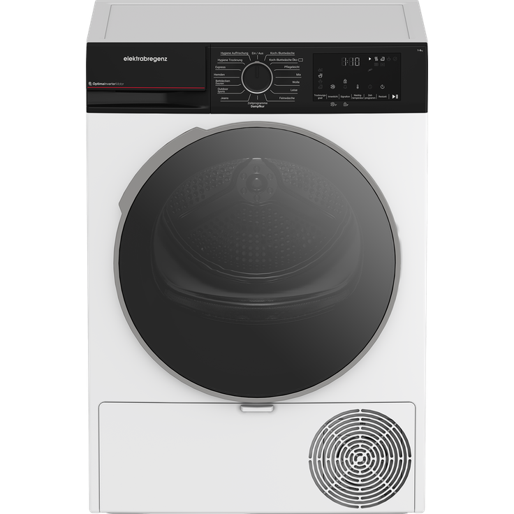 Elektrabregenz TKFHX84310, Waschtrockner mit 8 kg Füllmenge, Wärmepumpentechnologie, 15 Programme, Energieeffizienzklasse A+++
