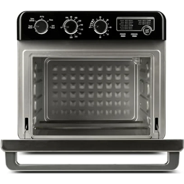 G3 Ferrari G10221 Heißluftofen Air Fryer, 32 L, 2000 W, 5 Garprogramme, 6 Heizelemente, Temperatur bis 230 °C, Schwarz-Silber – Bild 2