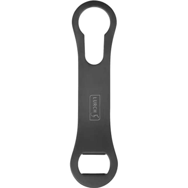 Lurch 240785 Speed Opener, Flaschenöffner, Kapselheber Edelstahl smokey grey