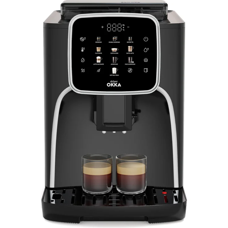 Arzum OK0028-0500 Kaffeevollautomat mit Touchscreen und 19 Bar Pumpendruck
