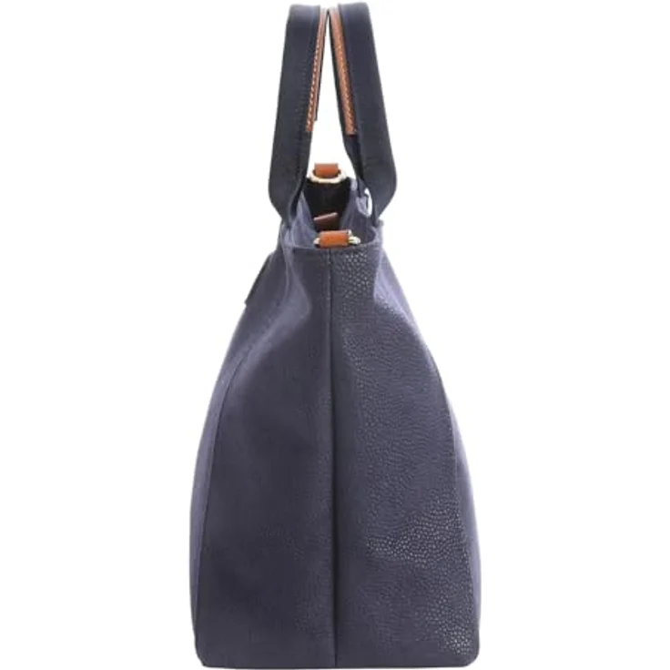 Brics Life Shopper Tasche 25 cm, geräumiges Hauptfach, Reißverschlussfach, Steckfächer, schwarz – Bild 4