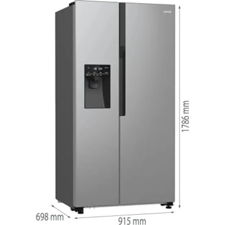 Gorenje NRR9ESXL, Side by Side Kühl-Gefrier-Kombination mit 566 Litern, Edelstahl, IceMaker, NoFrost Plus und Inverter-Kompressor – Bild 9