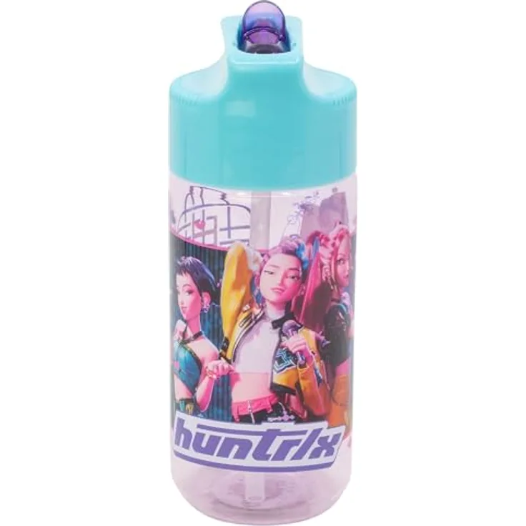 K-Pop Demon Hunters Small Ecozen Hydro Bottle, Trinkflasche 430 ml mit Klappverschluss, mehrfarbig