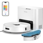 Redkey R10 Saugroboter, Staubsauger-Roboter mit 4000 Pa Saugleistung, integrierter Absaugstation und LDS-Navigation