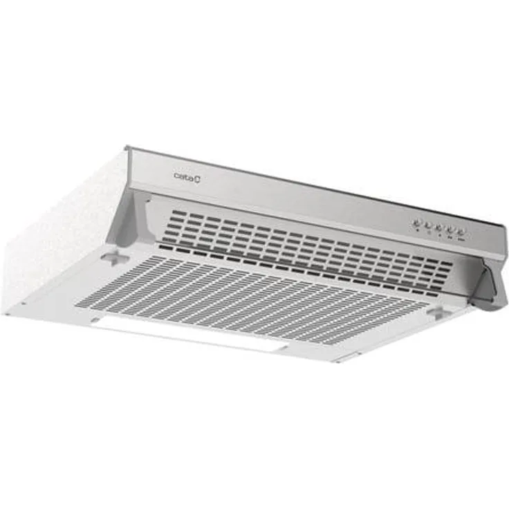 CATA FK SLIM 6000 X, Dunstabzugshaube, 60 cm, 193,5 m³/h, Abluft/Umluft, Edelstahl, Silber, 58 dB