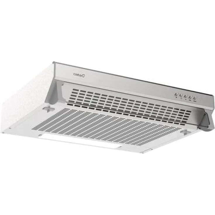 CATA FK SLIM 6000 X, Dunstabzugshaube, 60 cm, 193,5 m³/h, Abluft/Umluft, Edelstahl, Silber, 58 dB
