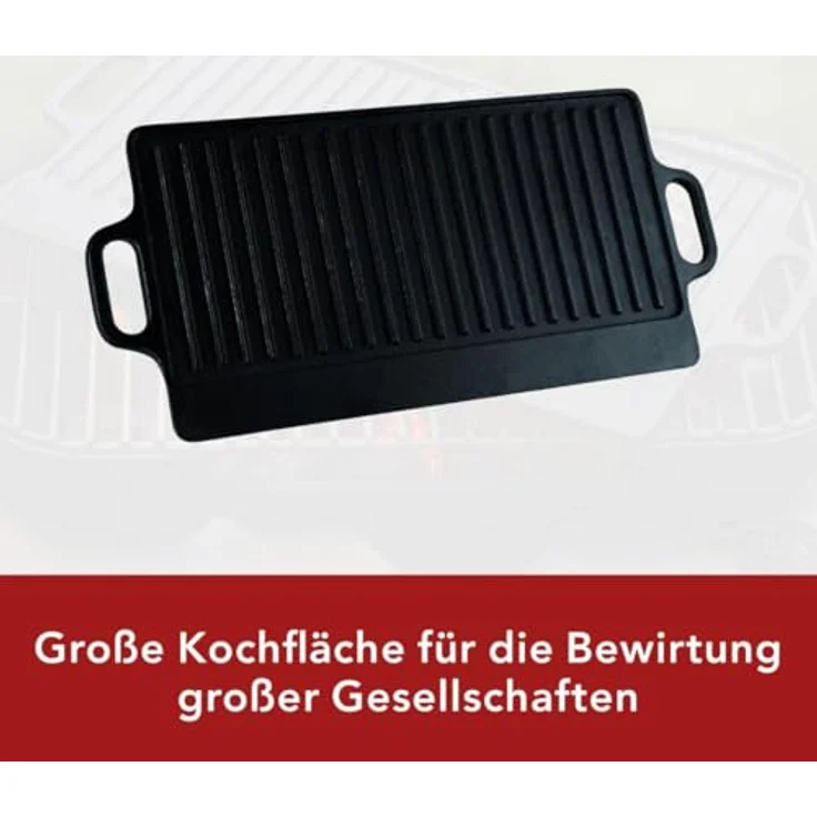 Baumalu 385224 Tischgrill-Platte 38 cm – Bild 5