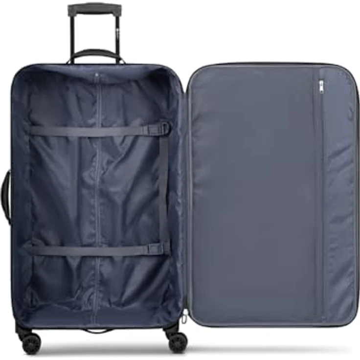 Check in CHECK.IN Sevilla 2.0 XL Trolley, geräumiger Koffer 47 x 29 x 75 cm, 92 L Volumen, Polyester, Teleskopgriff & 360° Doppelrollen für Damen und Herren – Bild 5