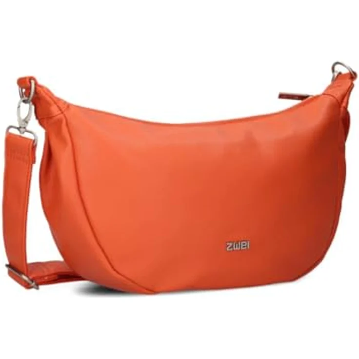Zwei Mademoiselle.M Umhängetasche 34 cm, orange, 100% Polyurethan, 34 cm x 11 cm x 18 cm – Bild 1