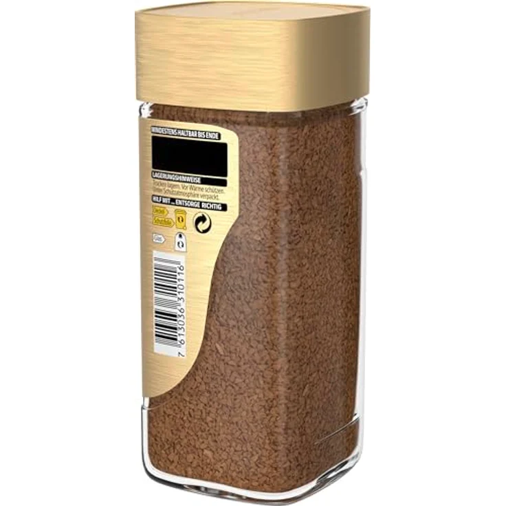 Nescafé Gold Original, löslicher Bohnenkaffee aus erlesenen Kaffeebohnen, koffeinhaltig, vollmundig und aromatisch, 1er Pack (1 x 100g) – Bild 3