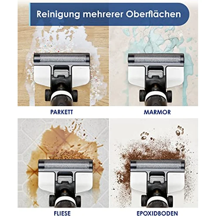 Tineco intelligenter Nass- und Trockensauger Waschsauger 3in1 Bodenreiniger Floor One S3 leichte Bauform optimierte Saugleistung und Wasserdurchfluss zum Reinigen harter Böden – Bild 5