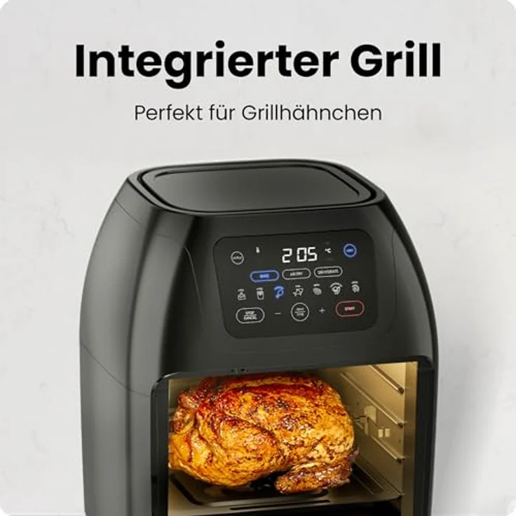 Chefman Rotisserie Air Fryer Dehydrator, Convection Oven, 8 Touch Screen Presets Fry, Roast, Dehydrate & Bake, BPA-Free, Auto Shutoff, Accessories Included, XL Family Size – Bild 7