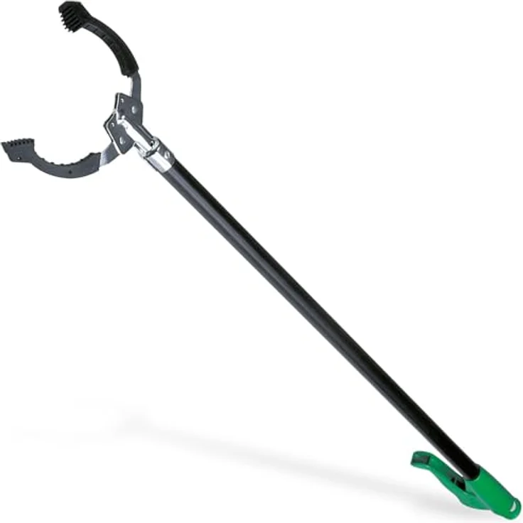 Unger NiftyNabber Pro Müllzange (52 cm lang, Allzweckgreifer, Stahlrohr, Abfallgreifer, Öffnungsmaß Klauen 15 cm) NN400 – Bild 2