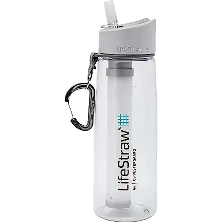 LifeStraw Go 2, clear, 2-Stage Filter Wasserfilterflasche – Bild 1