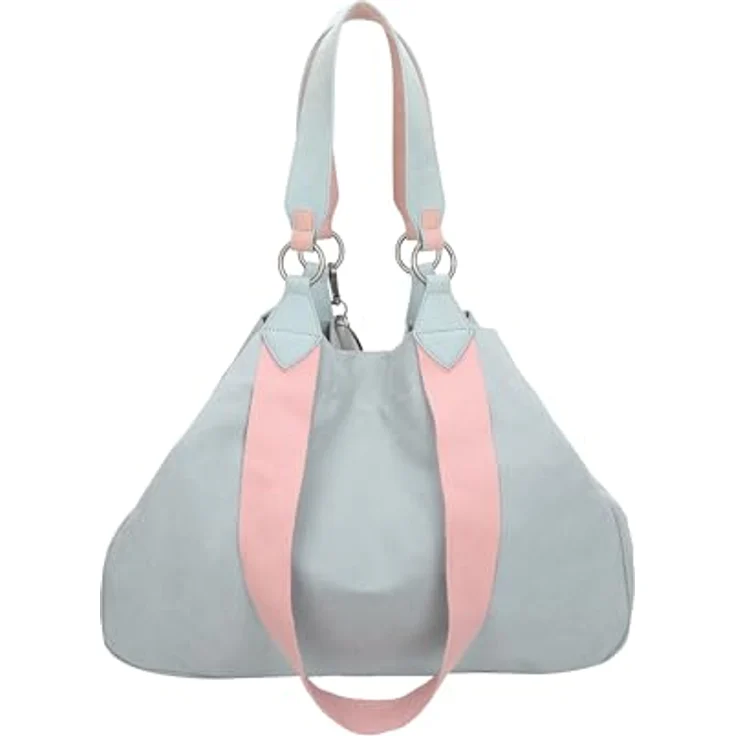 Fritzi aus Preußen Izzy Medium Hello Kitty, Canvas Shopper Tasche 42 cm, petrol, 100% Baumwolle – Bild 3