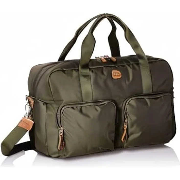 Bric's X-Travel Weekender Reisetasche, 45 cm, 100% Nylon, olivgrün – Bild 6