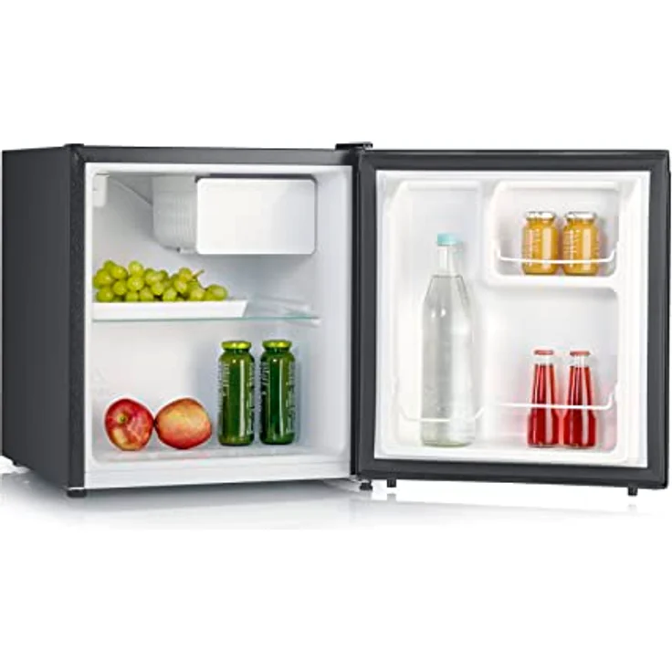 Severin SEV KB 8879 Minikühlschrank, freistehend, schwarz, Türanschlag wechselbar, Höhe 44.5 cm, Energieklasse E – Bild 7