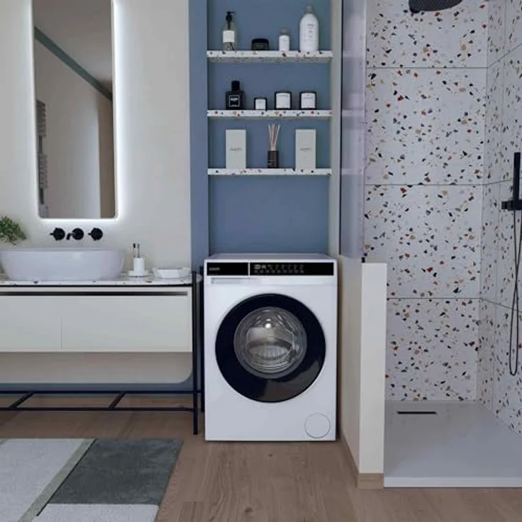 Candy EY 26SB7-S Waschmaschine, 6 kg Füllmenge, Inverter Motor, schwarze Tür, 12 Programme mit Eco-Funktion – Bild 7