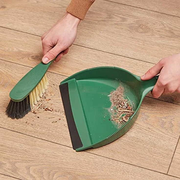 Spontex Eco Green Handfeger Set, 100% recycelte Materialien, 2 Borstenarten, effiziente Reinigung, 1 Set – Bild 4