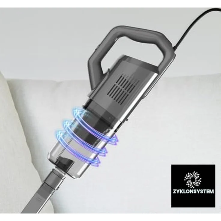 Taurus Homeland Infinity Handstaubsauger, 600 W, 16 kPa Saugleistung, Cyclone System, HEPA-Filter, 800 ml Tank, 180° Bedienung, Zubehör – Bild 4