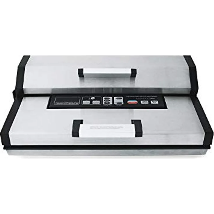 Maxxo VM Master Profi Vakuumierer 25 l/min 350 Watt Automatik Vakuumiergerät Edelstahl bis 40 cm, ideal für Metzgereien und Großküchen – Bild 2