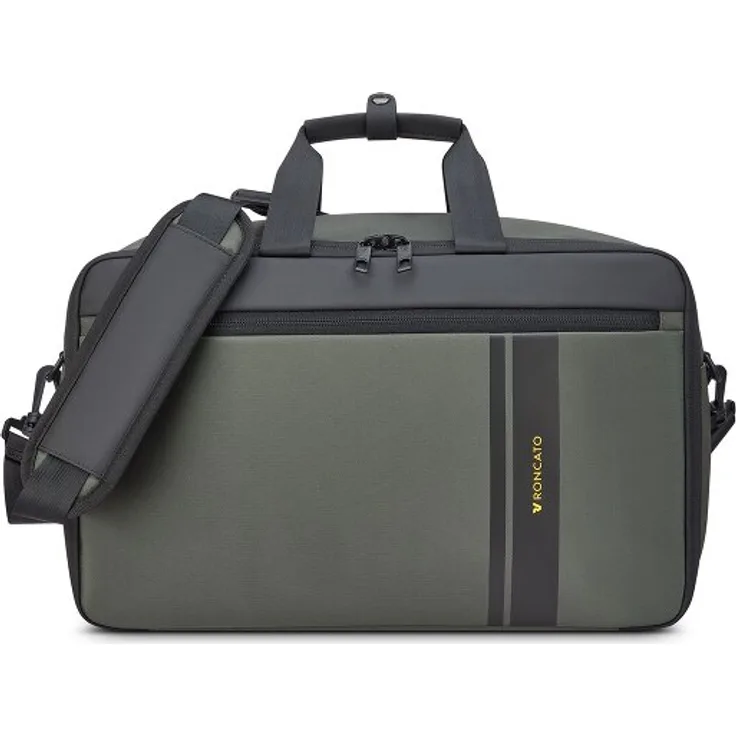 Roncato Metropolitan Travel Rucksack, 40 cm mit Laptopfach, oliv, 100% Polyurethan