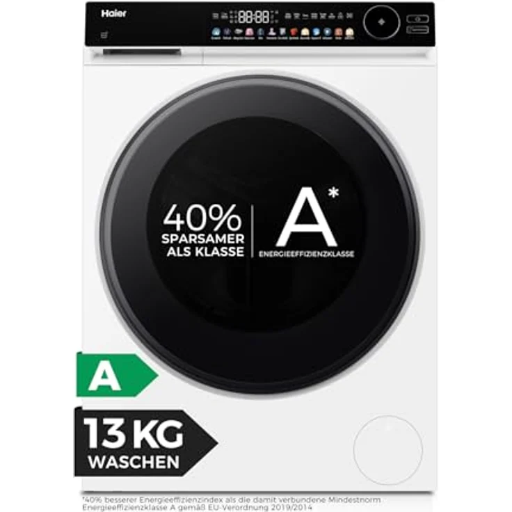 HAIER HW130-B14667U1 G7 Waschmaschine, 13 kg, 1330 U/Min., intelligente Automatik, XL Pillow-Schontrommel, Hygienefunktionen, Vollwasserschutz – Bild 1