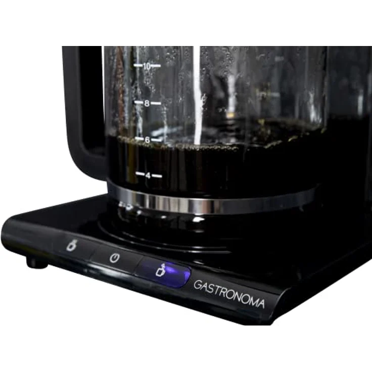 Gastronoma 18100003 - Koffiezetapparaat 1.5L, zwart/roestvrij staal, Filterkaffeemaschine, Schwarz – Bild 4