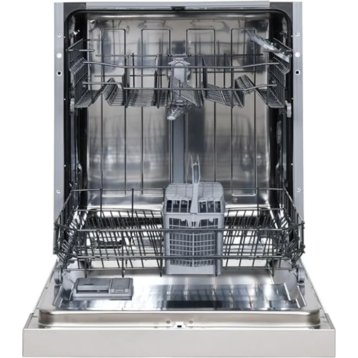 Telefunken GET6012DI, teilintegrierbarer Geschirrspüler 60 cm mit 12 Maßgedecken, 6 Programmen, AquaStop und leiser Betriebslautstärke von 45 dB – Bild 2