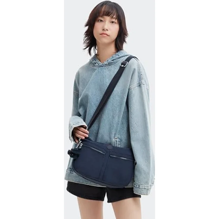 Kipling Classics Basic Izellah Umhängetasche, 33 cm, Blau, elegantes Design und Komfort – Bild 7