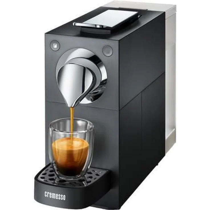 CREMESSO Una Automatic Black Kapselmaschine, Schwarz – Bild 1