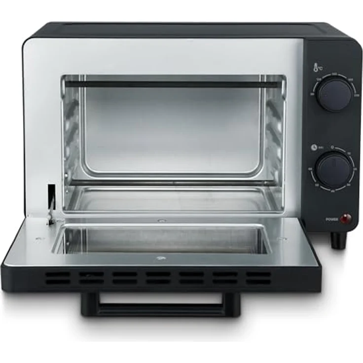 Seeger Mini-Backofen SGR1900BK, 10 Liter mit Timer & Temperaturregelung 90-230°C, PFAS-frei, Schwarz – Bild 4