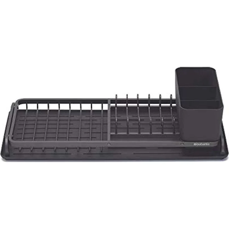 Brabantia Compact Abtropfgestell, Stahl, dark grau, 46.3 x 20 x 12,6 cm – Bild 3
