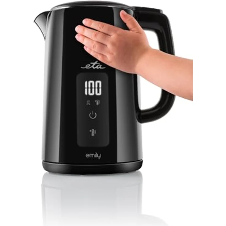 ETA Doppelwandiger Wasserkocher Emily I 1.800–2.000 W I 1,5 l I 40 bis -100 °C I LED-Anzeige I KEEP WARM Funktion I Speicherfunktion – Bild 2
