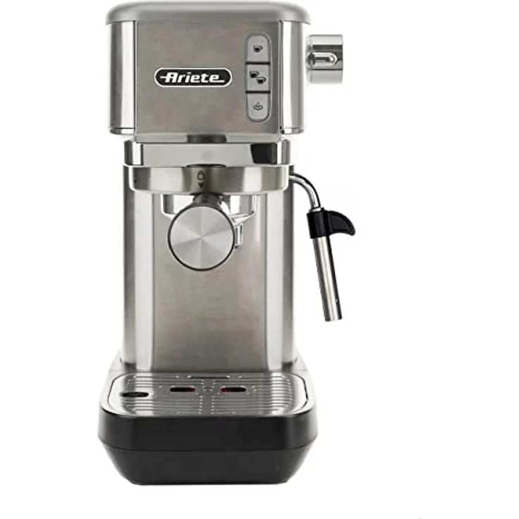 Ariete 1380 Espressomaschine 1,1 l Kaffeepad Gemahlener Kaffee 1300 W Silber – Bild 2