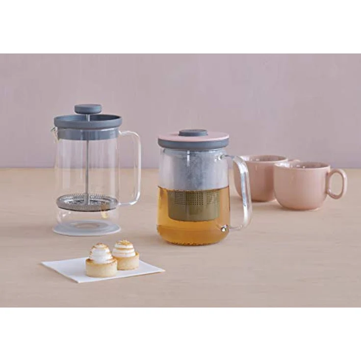 RIG-TIG French Press Kanne Brew-It, 800 ml Kaffeekanne in Grau - Preisvergleich – Bild 4